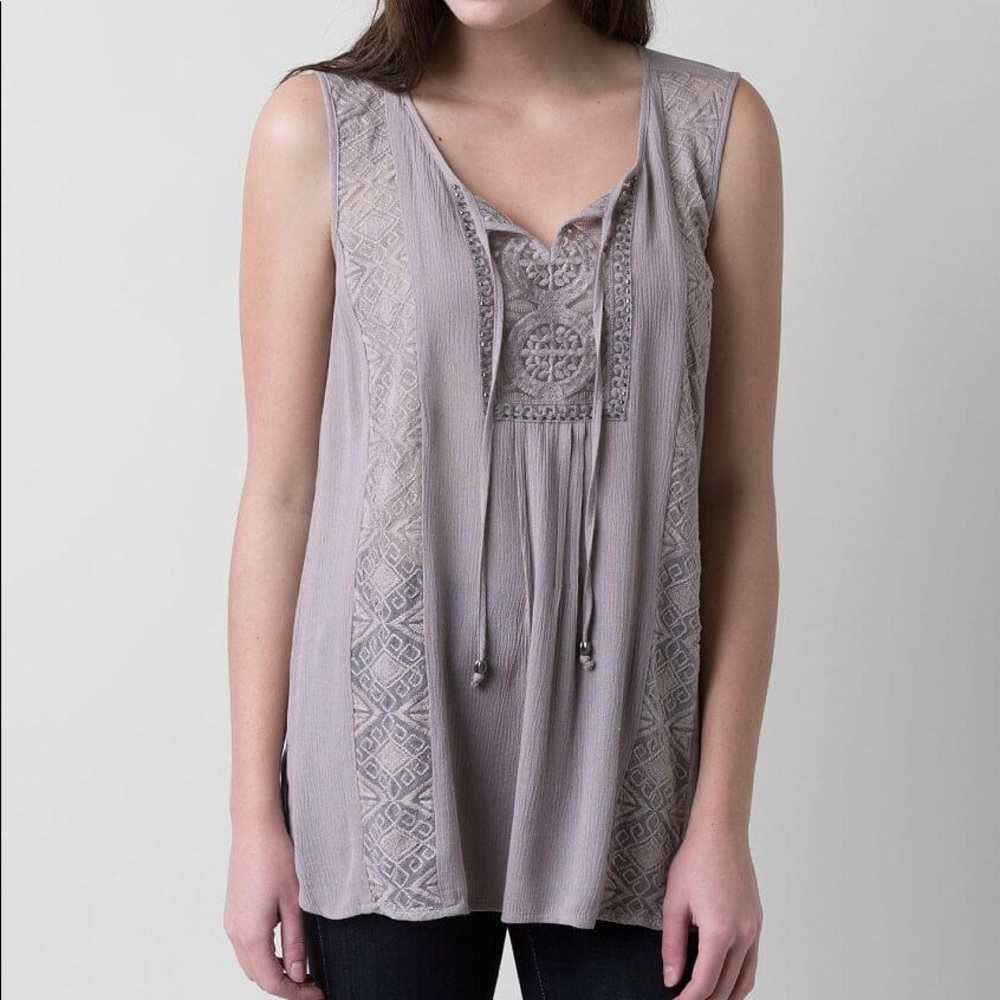 Beaded and Embroidered Tank